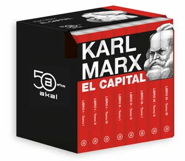 Estuche El Capital tomo 1 al 3 - Karl Marx