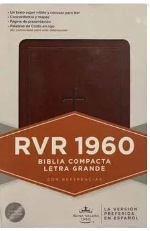 Biblia compacta letra grande con referencias RV 1960