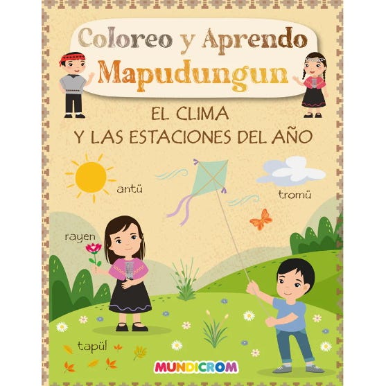 coloreo y aprendo mapudungun