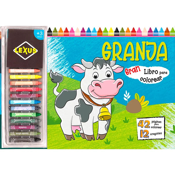 Granja – Gran Libro para Colorear