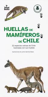 HUELLAS DE MAMIFEROS DE CHILE - GUIA VISUAL DESPLEGABLE