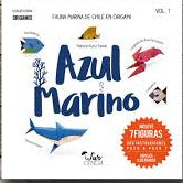 Azul marino: fauna marina de Chile en origami