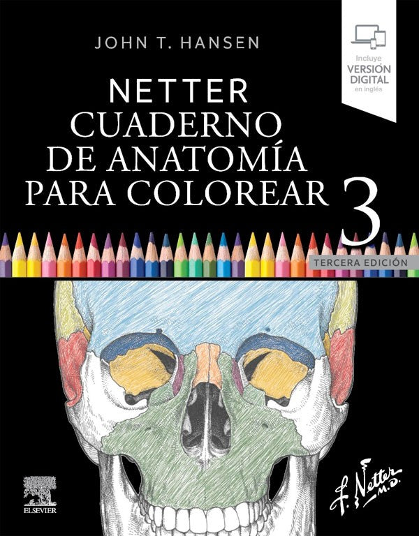 Netter cuaderno de anatomía para colorear (tercera edición)