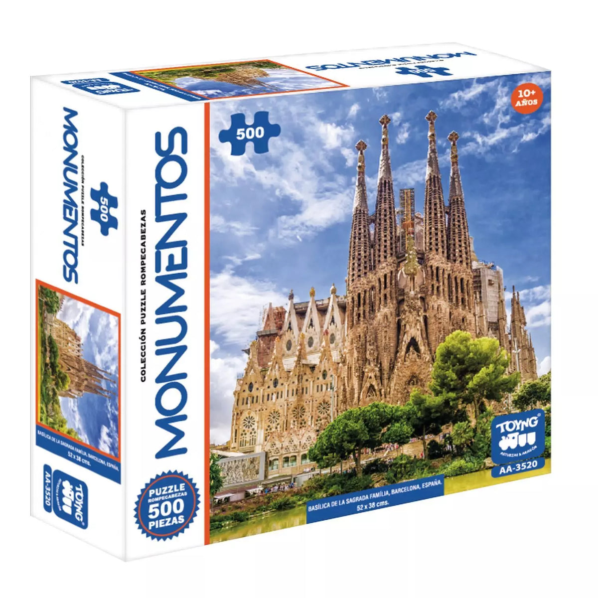 Colección puzzle rompecabezas monumentos Monte Saint-Michel, Normandía, Francia