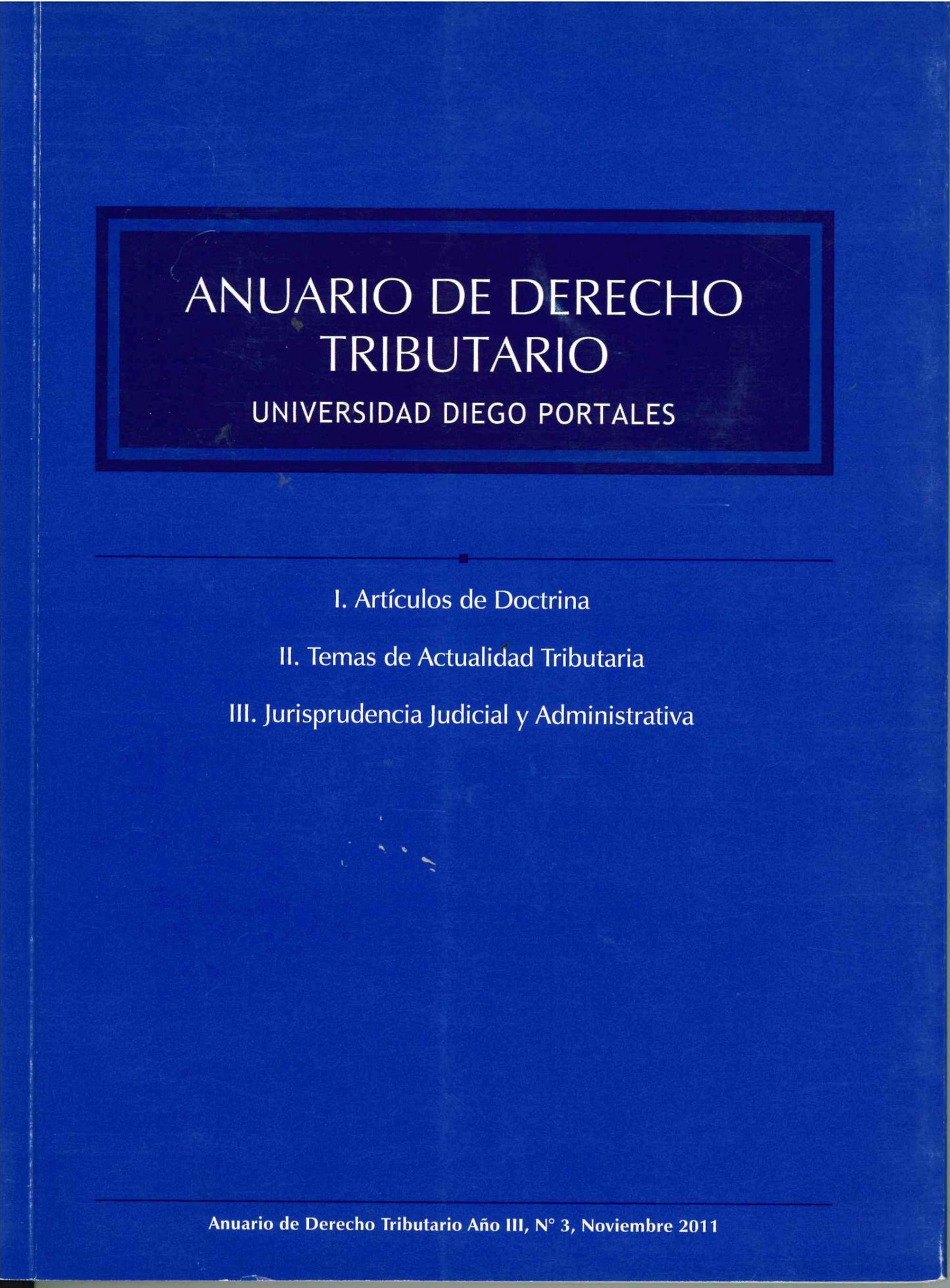 Anuario de Derecho Tributario 2019