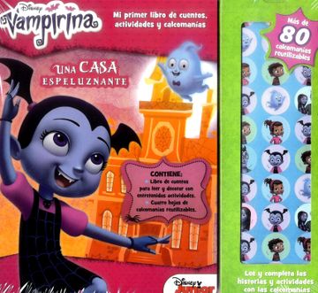 Vampirina mi primer libro de cuentos, actividades y calcomanías