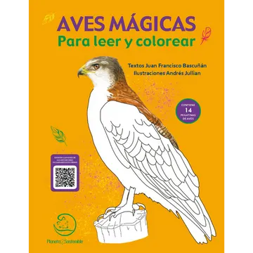 Aves mágicas para leer y colorear