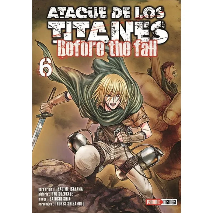 Ataque de los Titanes Before the Fall tomo 6 - Hajime Isayama