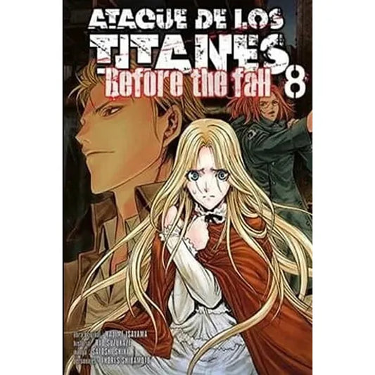 Ataque de los Titanes Before the Fall tomo 8 - Hajime Isayama