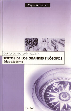 Textos de los Grandes Filósofos edad Moderna - Roger Verneaux