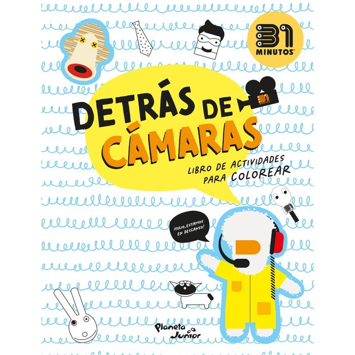 Detrás de cámaras libro de actividades para colorear 31 minutos