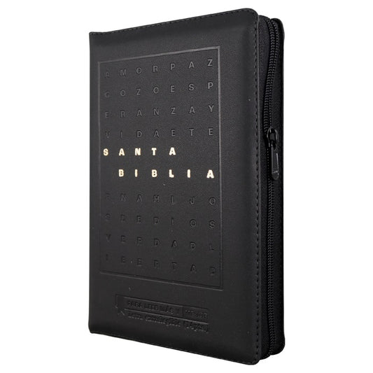 Biblia Reina Valera 1960 Mediana Letra Grande Imitación piel Letras Negro