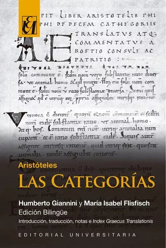 Aristoteles Las categorías - Humberto Giannini y Maria Isabel Flisfisch
