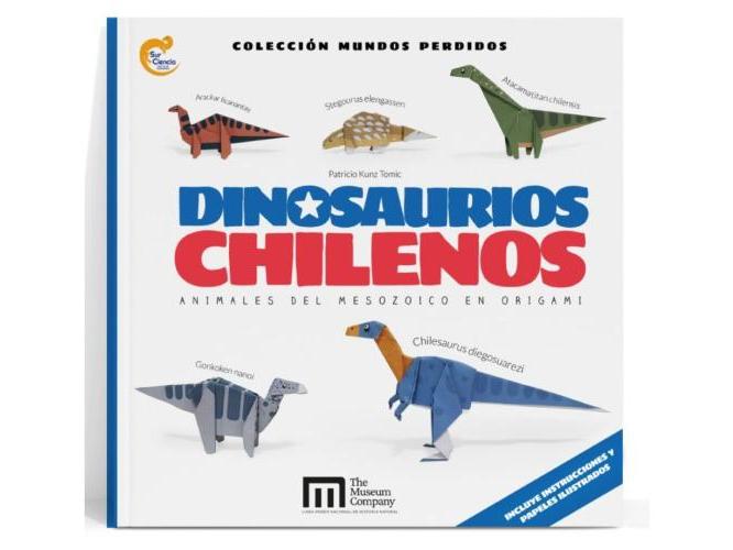Dinosaurios chilenos animales del mesozoico en origami