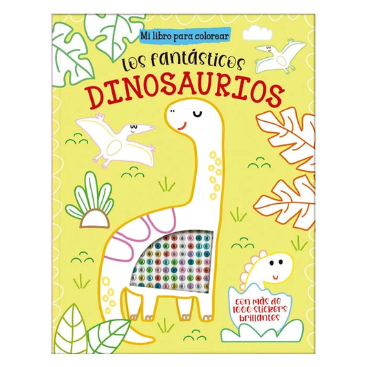 MI LIBRO PARA COLOREAR LOS FANTASTICOS DINOSAURIOS