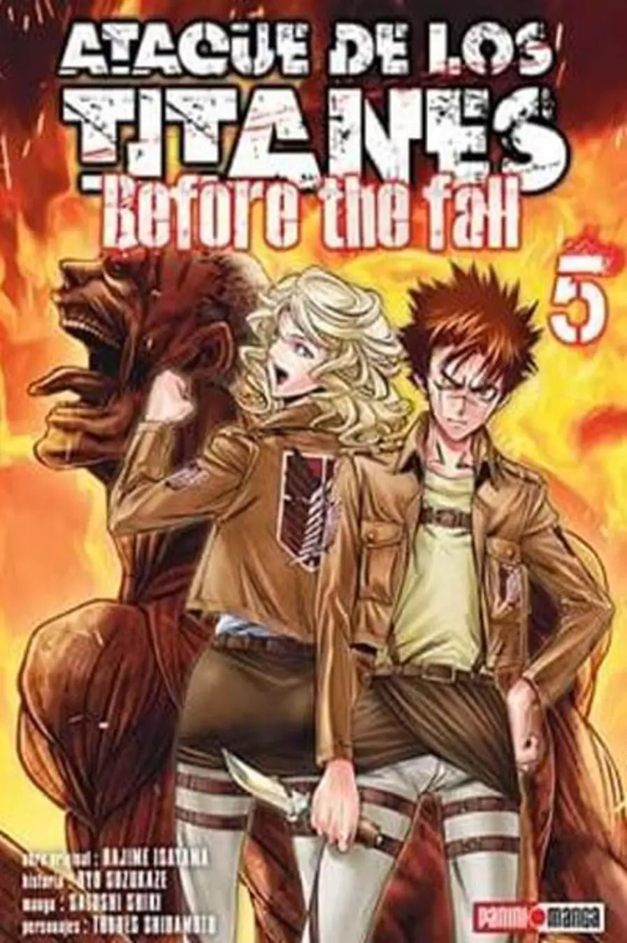 Ataque de los Titanes Before the Fall tomo 5 - Hajime Isayama