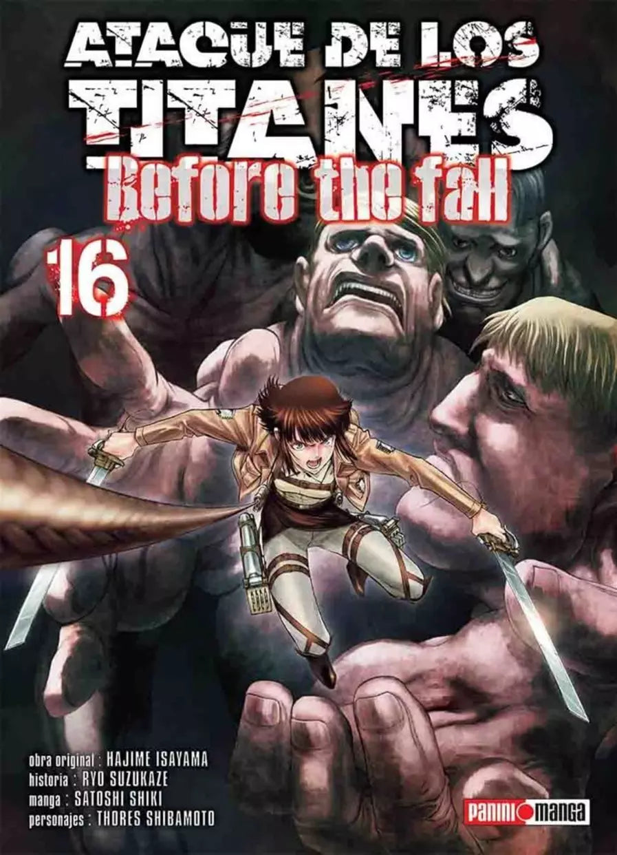 Ataque de los Titanes Before the Fall tomo 16 - Hajime Isayama