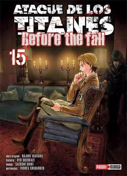 Ataque de los Titanes Before the Fall tomo 15 - Hajime Isayama