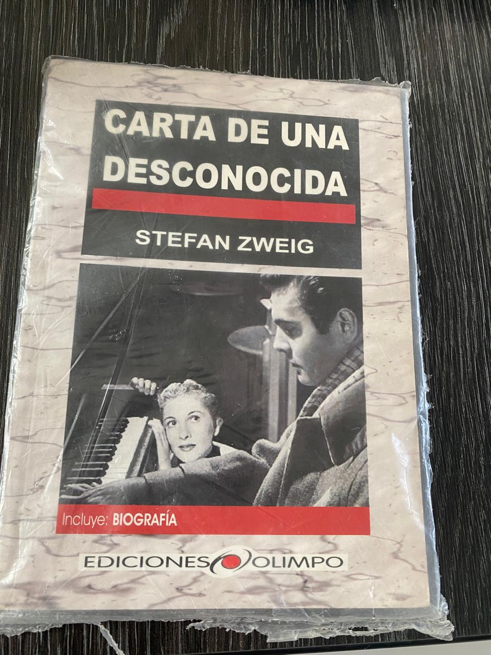 Carta de una desconocida - Stefan Zweig