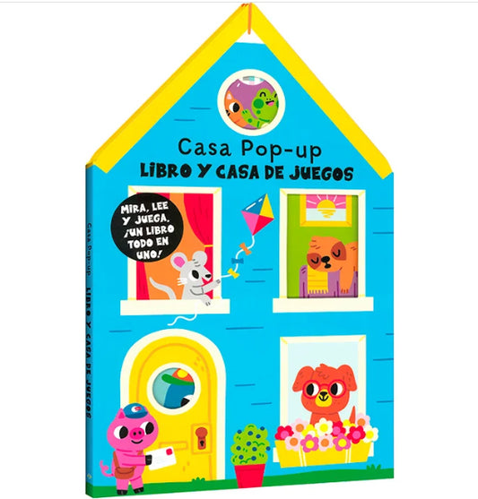 CASA POP-UP LIBRO Y CASA DE JUEGOS GRANDE