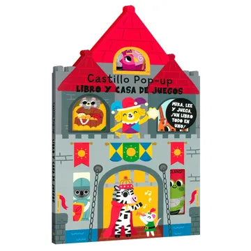 Castillo Pop Up Libro y Casa de  Juegos