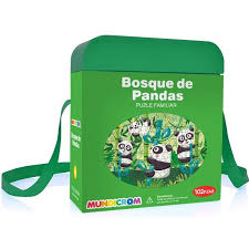 Bosque de pandas: Puzzle familiar 102 piezas