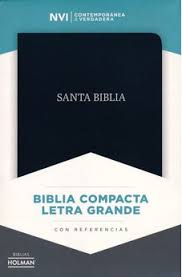 Biblia compacta letra grande con referencias NVI