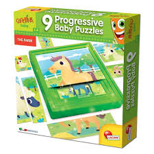 9 progressive puzzles 1-4 Carotina Baby