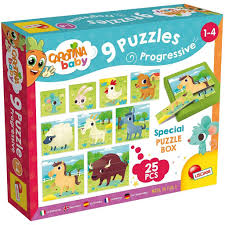 9 progressive puzzles