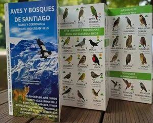Aves y bosques de santiago - guia plegable