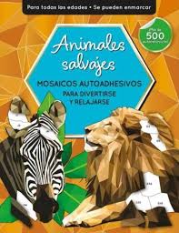 Animales salvajes mosaicos autoadhesivos para divertirse