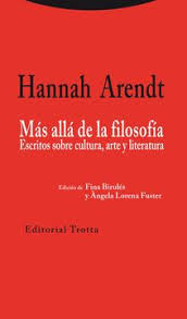 Mas allá de la filosofía - Hannah Arendt