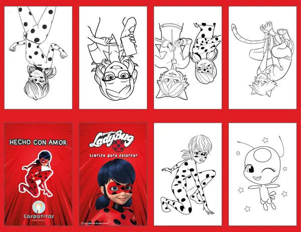 Libro para colorear LadyBug