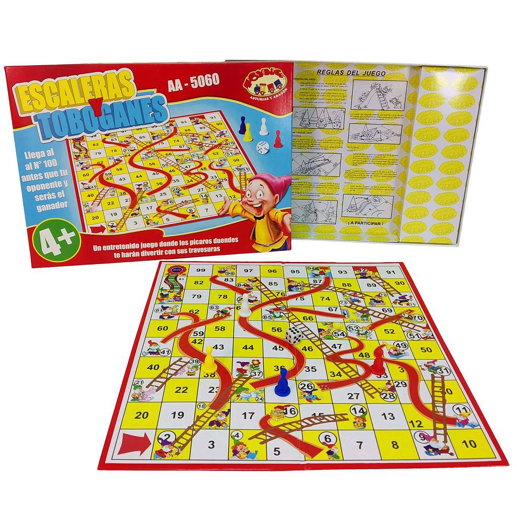 Escaleras y toboganes