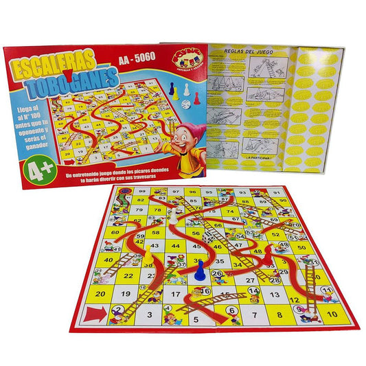 Escaleras y toboganes