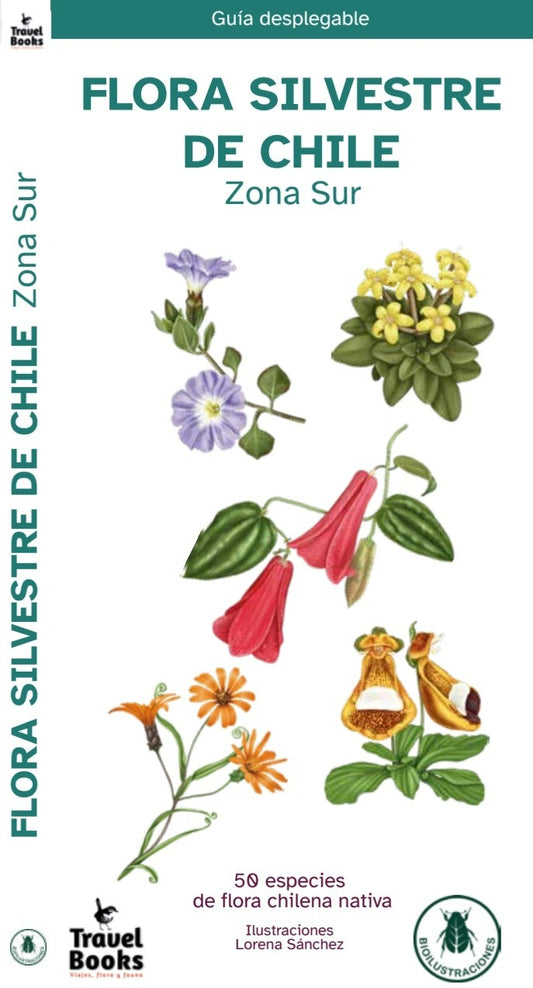Guía plegable Flora silvestre de Chile Zona sur